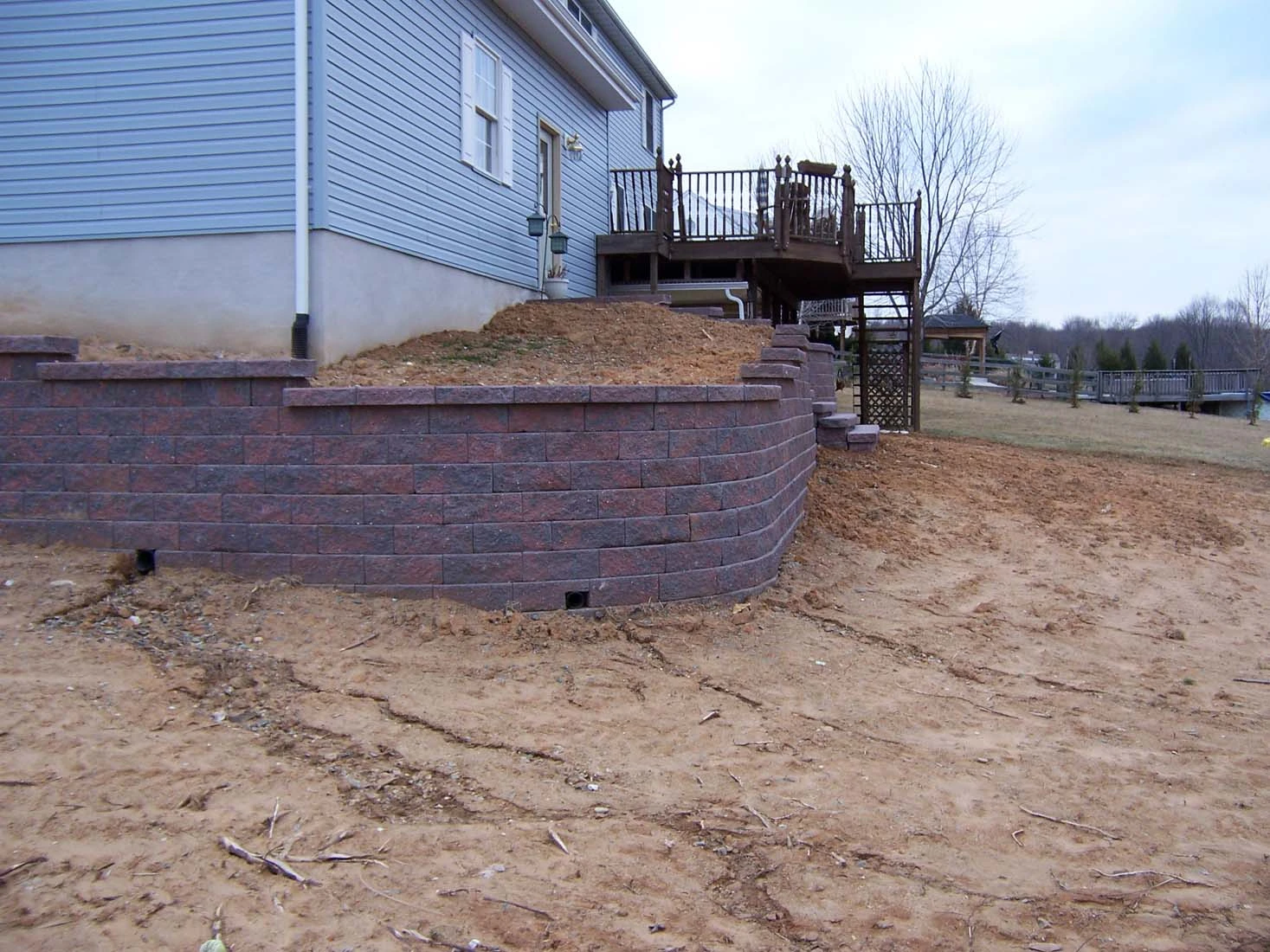 Paver base preparation and edge-restraint installation in Harford County, MD